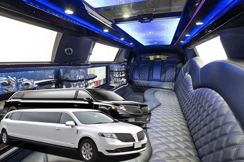 Premium stretch limo rental providing luxury limousine service and limo service near me for Denver events.