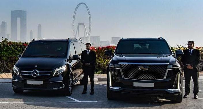 Luxury SUV limo service in Fort Collins with spacious seating and professional chauffeur for airport and group travel