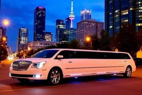 Golden white car exterior