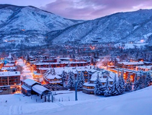 Luxury car service in Aspen for winter travel and comfort